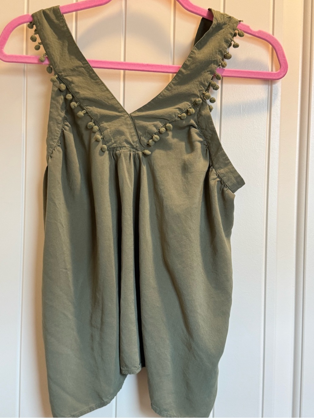 LOFT Olive Green Women's Top with Tag